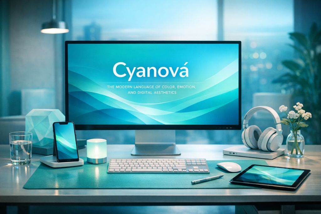 Cyanová